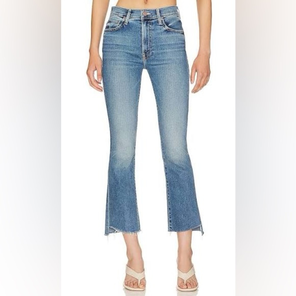 MOTHER The Insider Crop Step Fray in Juicin' Size 27